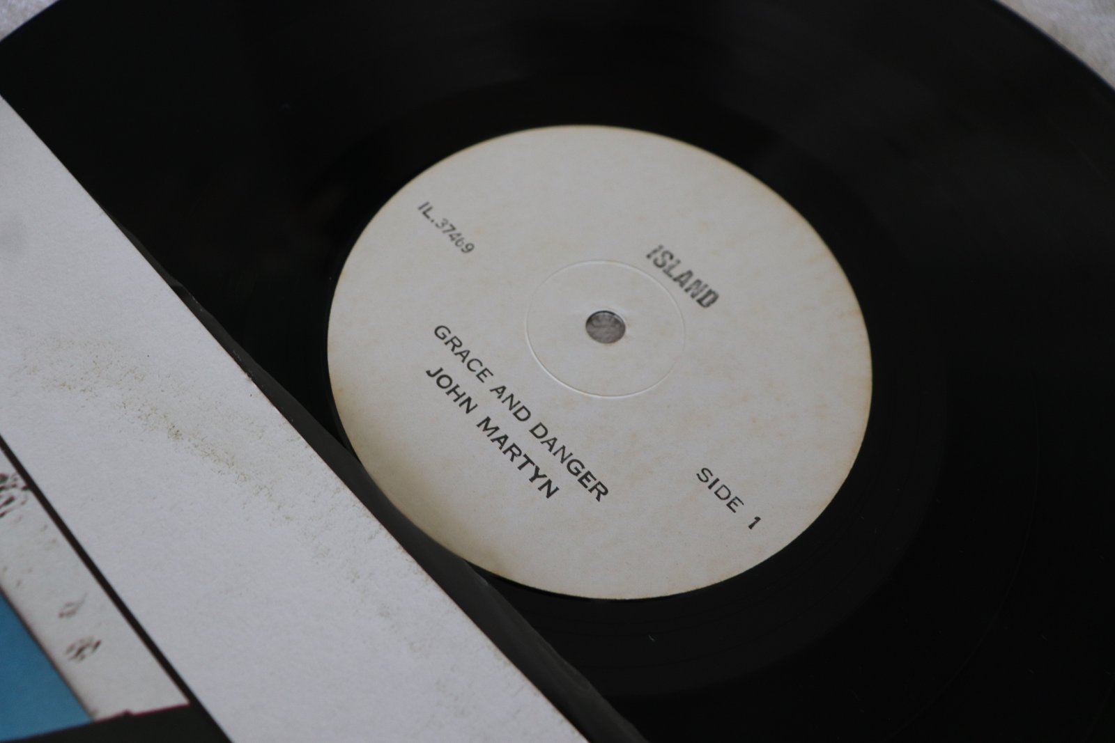 John Martyn test pressing white Island label