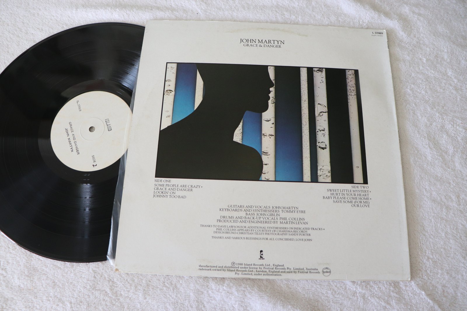 Lot MM-0076 - John Martyn – Grace and Danger (Island Test Pressing) (image 3)
