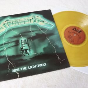 Metallica Ride the Lightning yellow vinyl bootleg record