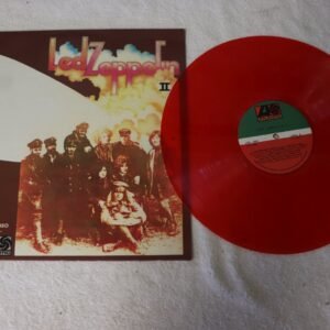 Led Zeppelin II red vinyl record
