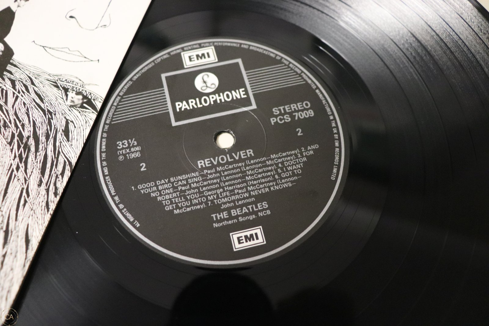Parlophone label Side 1 Beatles For Sale