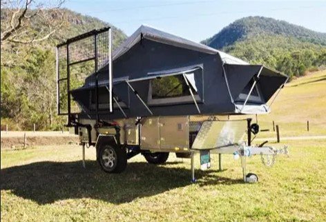 LOT 12 - Austrack Savannah Forward Folding Camper Trailer – 2019 - Image 4