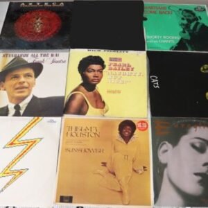 8 Vinyl Records – Frank Sinatra, Aretha Franklin, & More