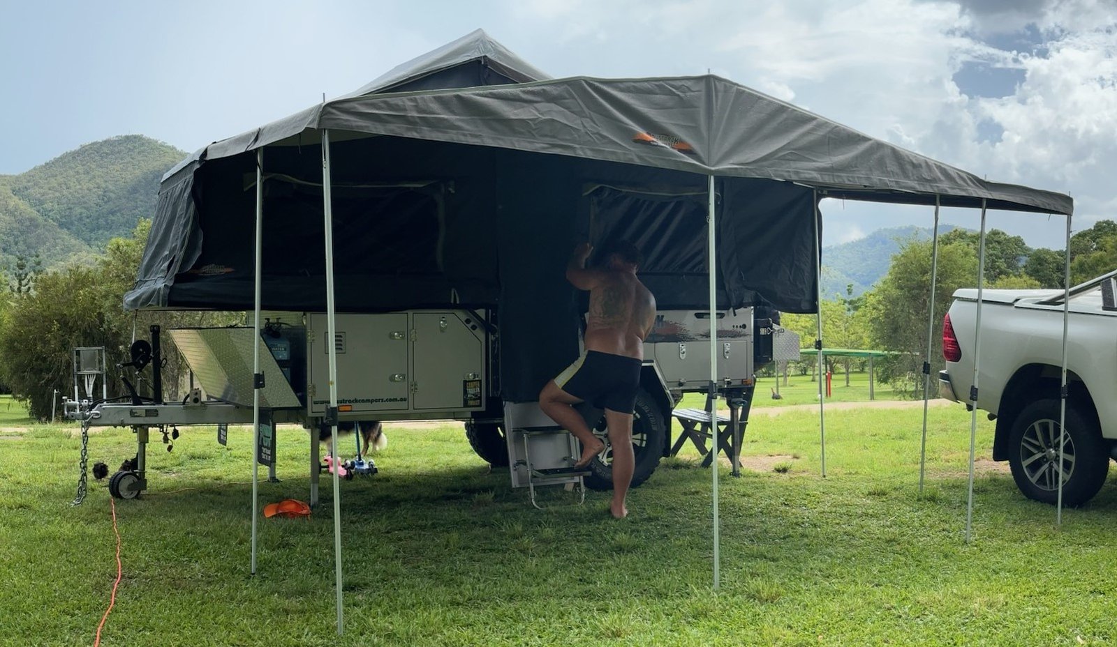 LOT 12 - Austrack Savannah Forward Folding Camper Trailer – 2019