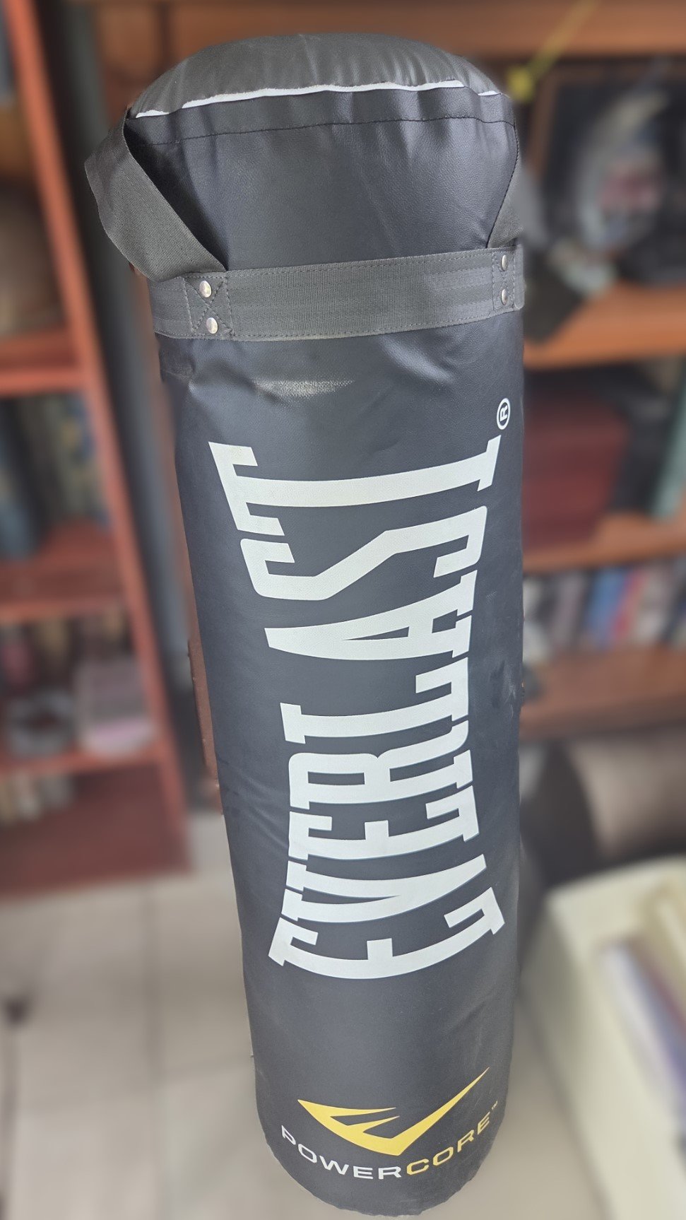 Everlast PowerCore heavy punching bag front view