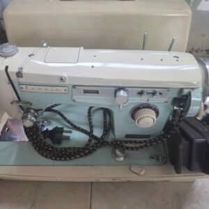 Lamaar vintage zig zag sewing machine front view