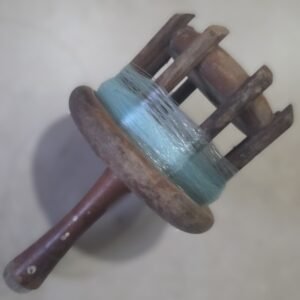Vintage wooden fishing net shuttle