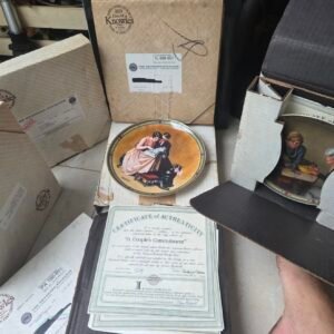 Norman Rockwell A Couple’s Commitment limited edition collector plate