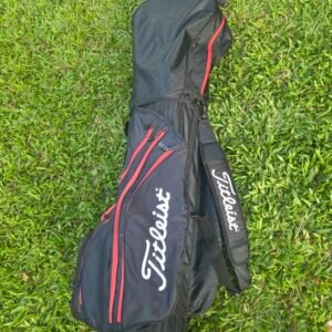 Aspire M5 golf club set with driver woods irons wedges and putter in Titleist carry bag