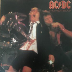 AC/DC If You Want Blood You've Got It vinyl album cover