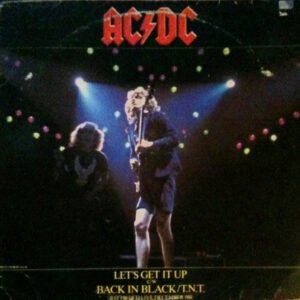 AC/DC Let's Get It Up 12 inch vinyl single cover