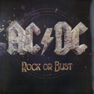 AC/DC Rock or Bust vinyl front cover