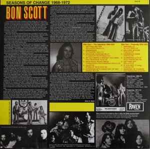 Bon Scott Seasons Of Change vinyl record label