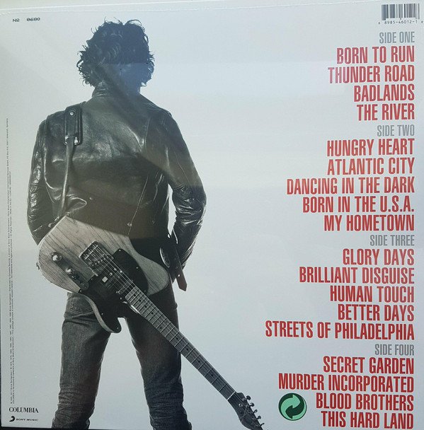 Bruce Springsteen Greatest Hits red vinyl records