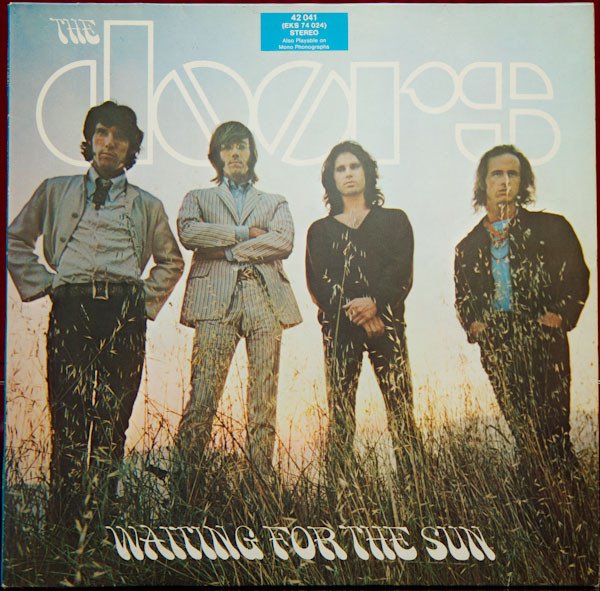 The Doors Waiting for the Sun vinyl front cover