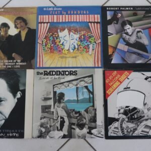 Mixed lot of six vinyl LP records front covers