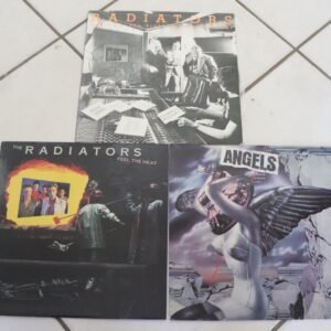 Mixed lot of Australian rock vinyl LPs including The Radiators and The Angels