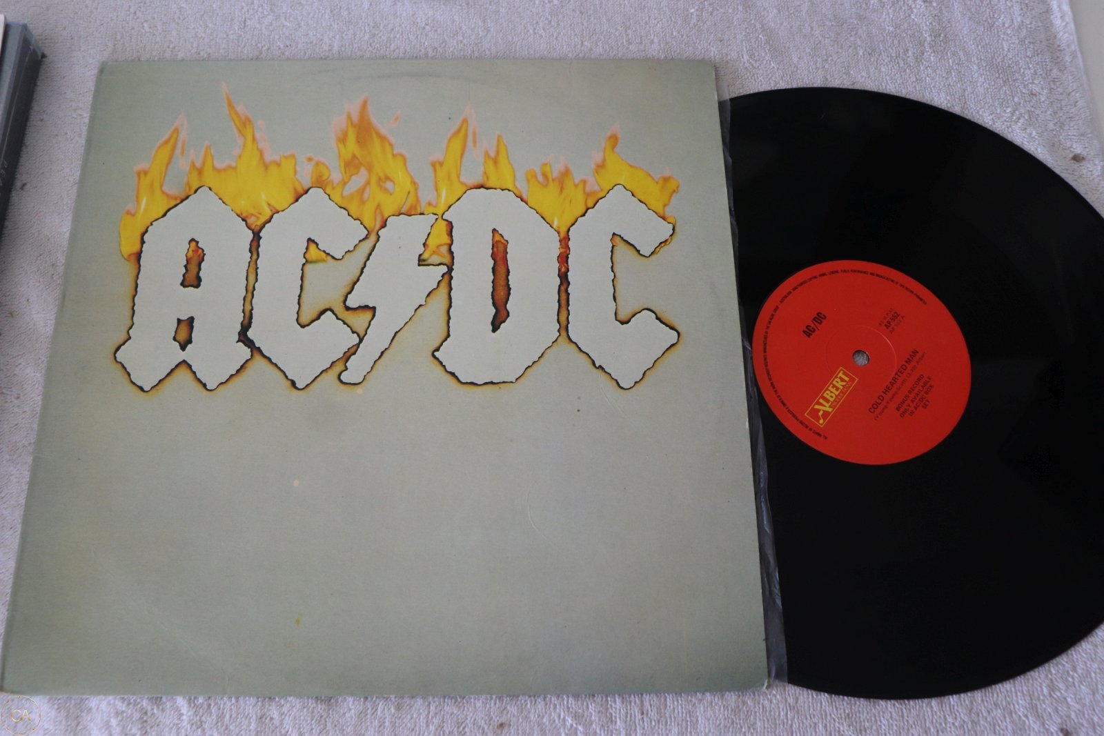 AC/DC Cold Hearted Man 12 inch single front sleeve