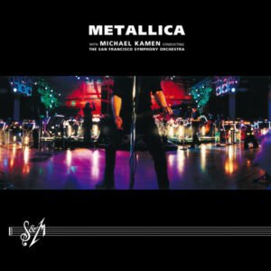 Metallica S&M vinyl front cover with orchestra