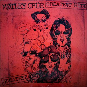 Motley Crue Greatest Hits vinyl front cover