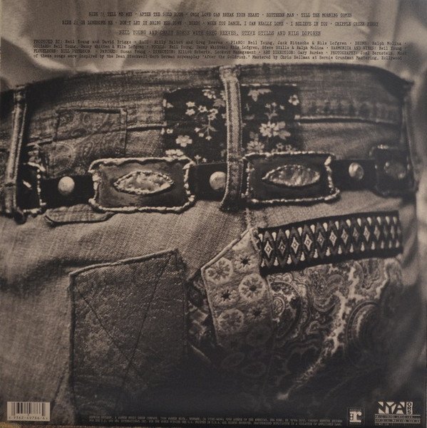 Neil Young After the Gold Rush vinyl back cover