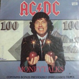 AC/DC Moneytalks 12 inch vinyl single cover