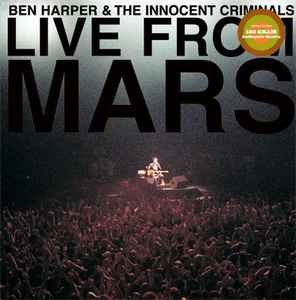 Ben Harper Live From Mars 4xLP vinyl album cover