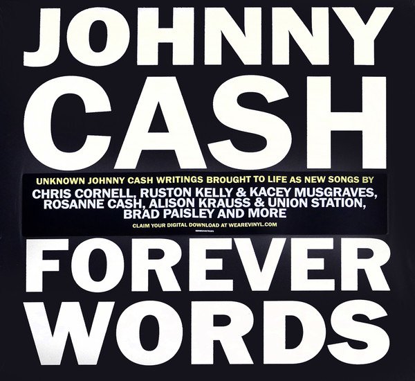 Johnny Cash Forever Words vinyl album cover