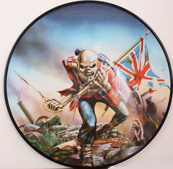 Iron Maiden Piece of Mind picture disc side two artwork
