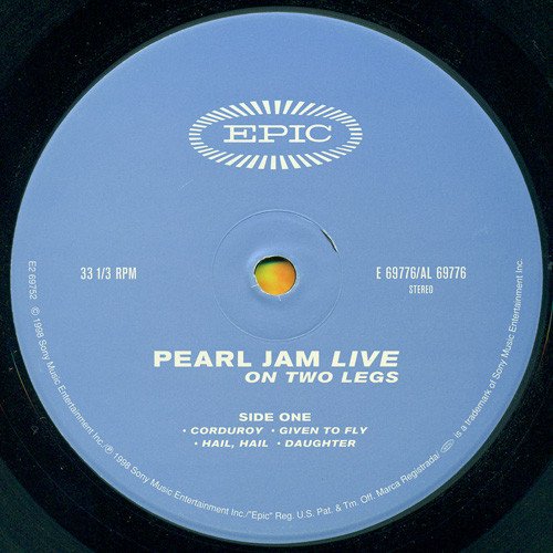Lot MM-0139 - Pearl Jam – Live On Two Legs (image 3)