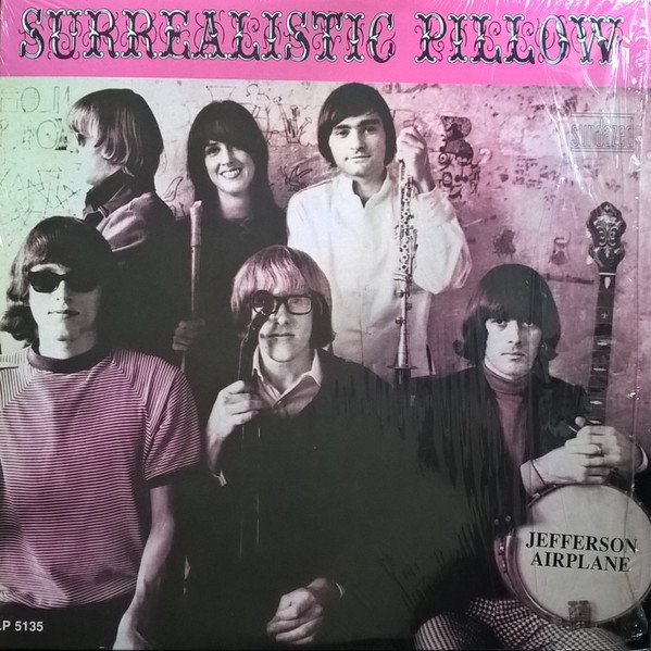 Jefferson Airplane Surrealistic Pillow mono LP cover