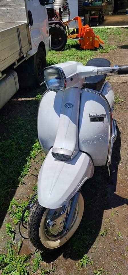Lambretta GP200 restored running scooter front view