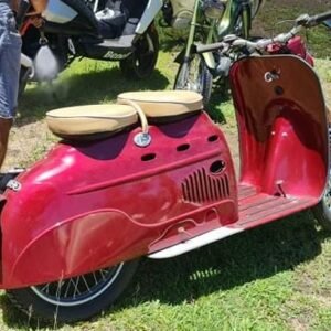 DKW Hobby 1954 restored scooter front view