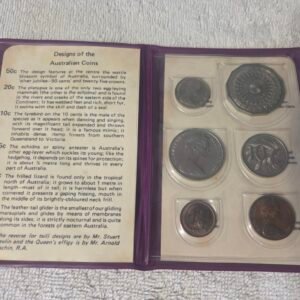 1977 Australian Silver Jubilee uncirculated coin set Royal Australian Mint