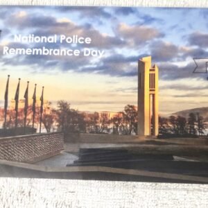 National Police Remembrance Day 2019 postal numismatic cover Canberra National Police Memorial