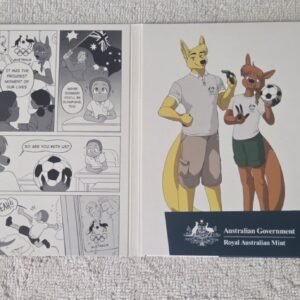 2020 Australian Olympic Team coloured $2 coin collection folder