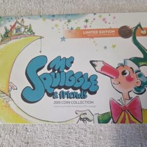 2019 Mr Squiggle and Friends coin collection Royal Australian Mint folder