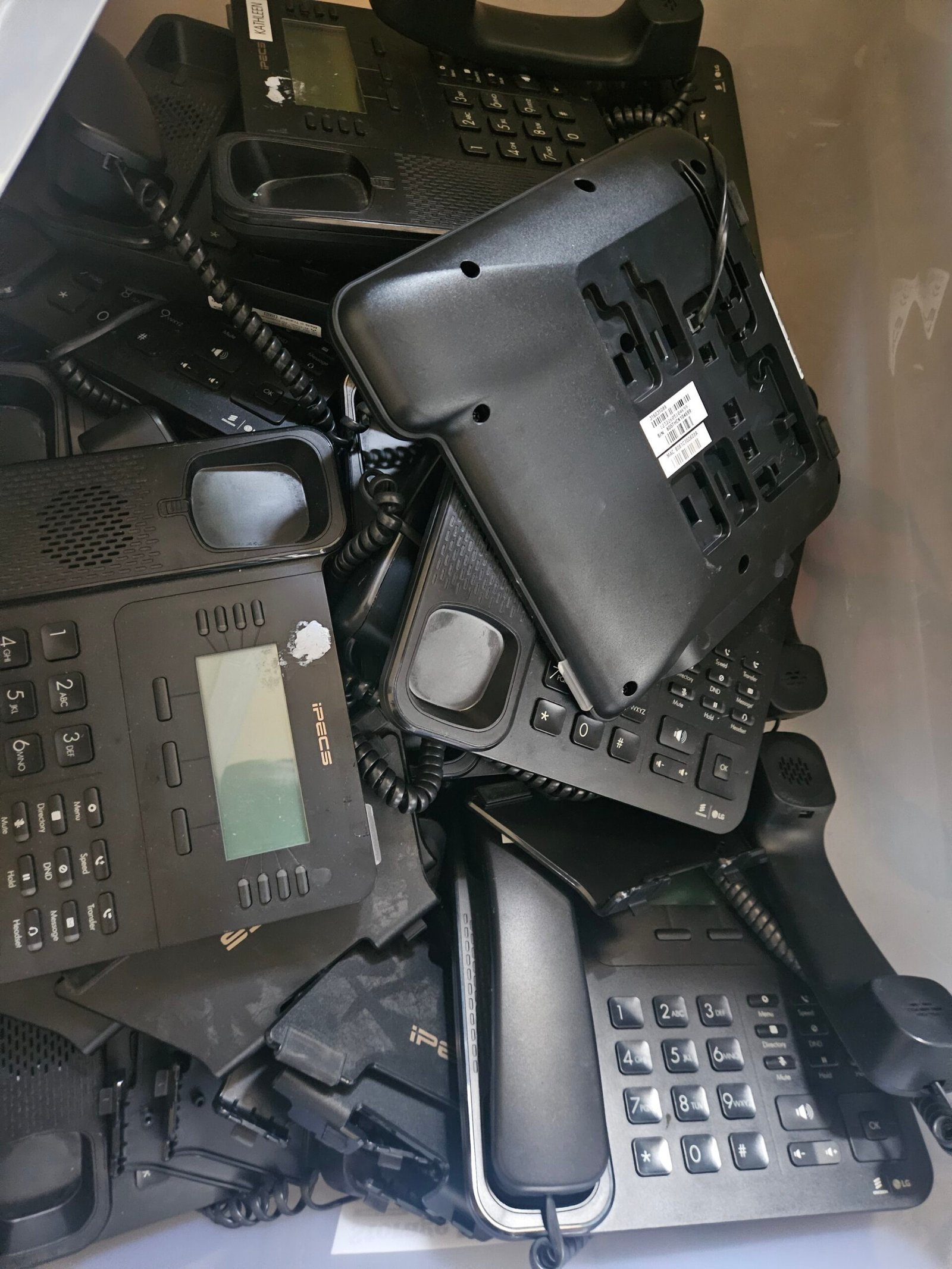 bulk lot office desk phones IPECS LG handsets