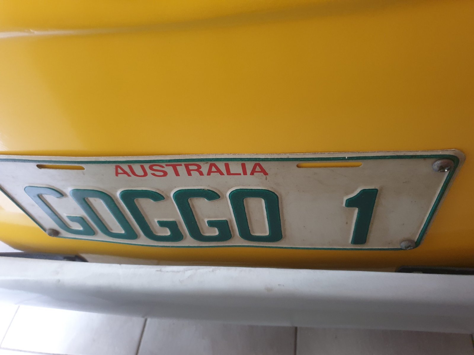 Goggomobil rear view classic microcar