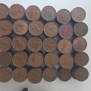Bulk lot of 295 Australian half pennies