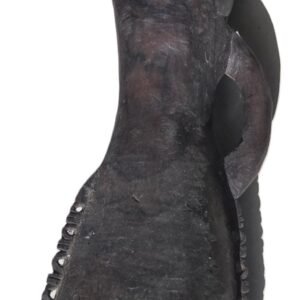 Papua New Guinea tribal drum side view