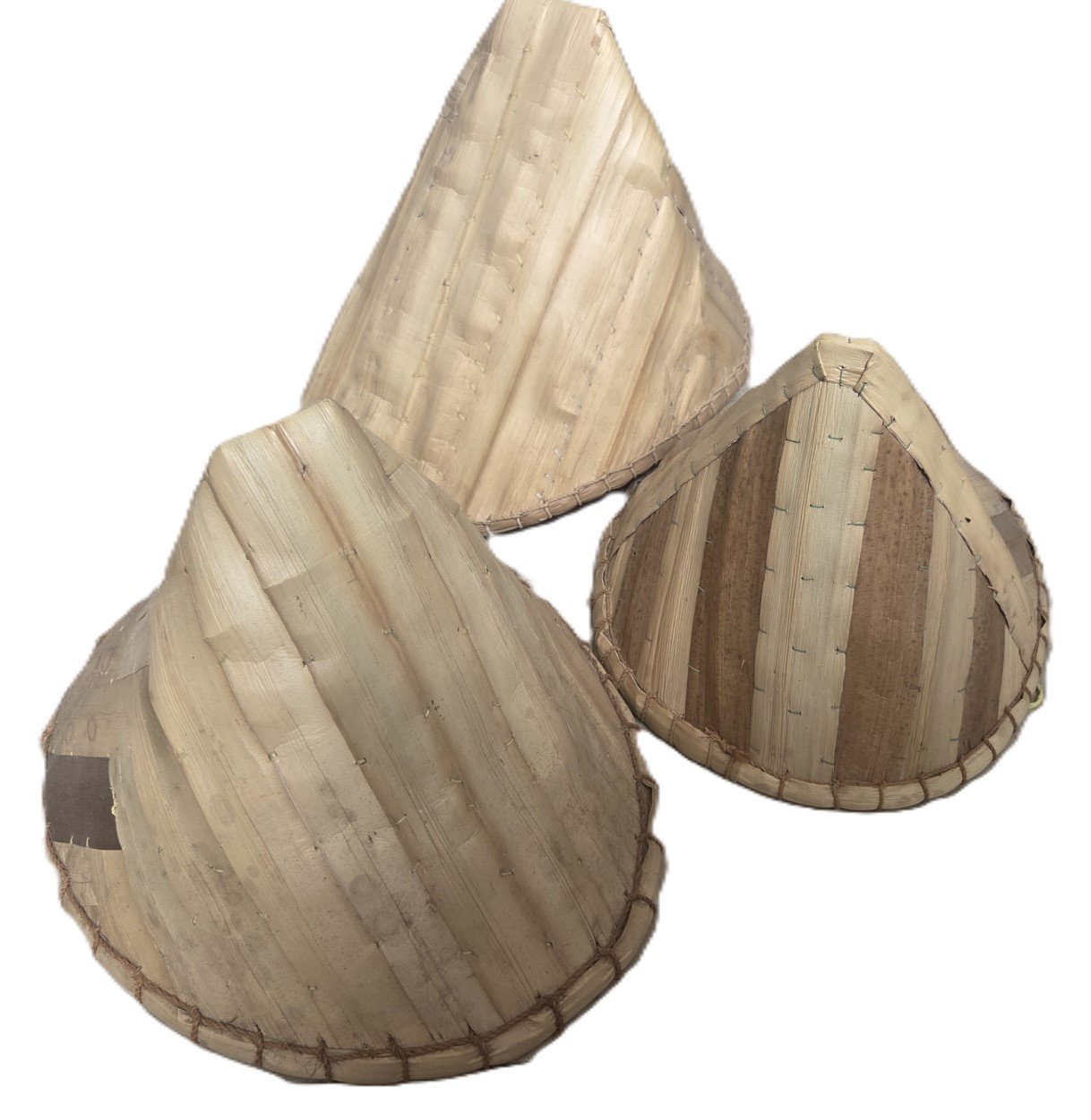 Handwoven island hats natural fibre construction