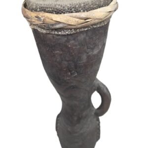 LOT 211 – Papua New Guinea Tribal Hand Drum with Natural Skin Head