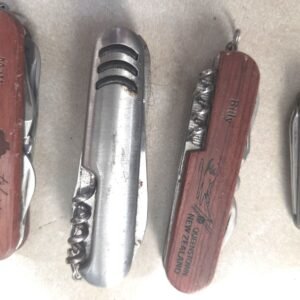 set of four multi tool pocket knives