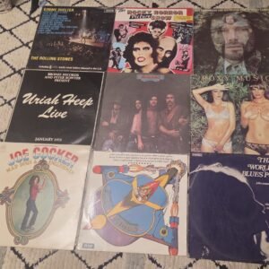 Lot 261 classic rock vinyl LP collection