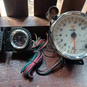 Complete automotive gauge package with wiring