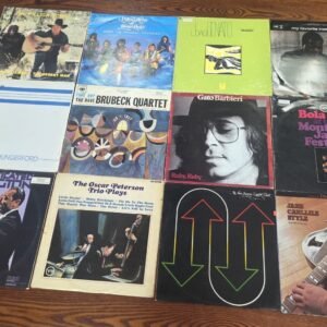 Mixed jazz country gospel and Australian LP record collection