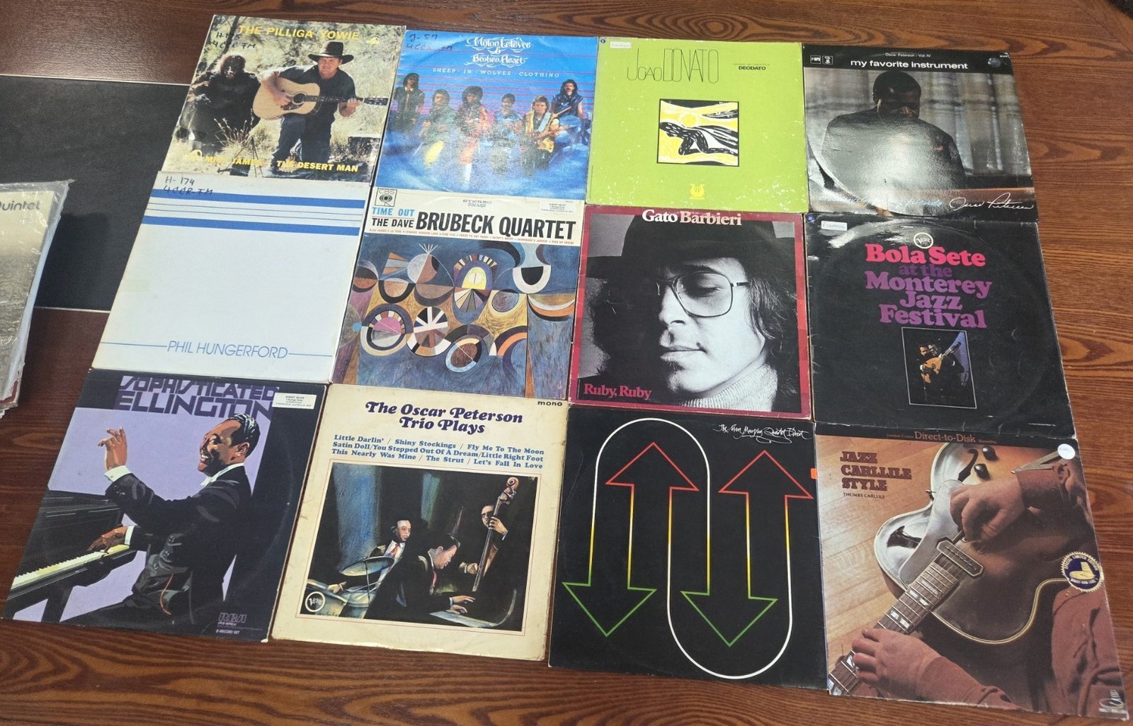 Mixed jazz country gospel and Australian LP record collection