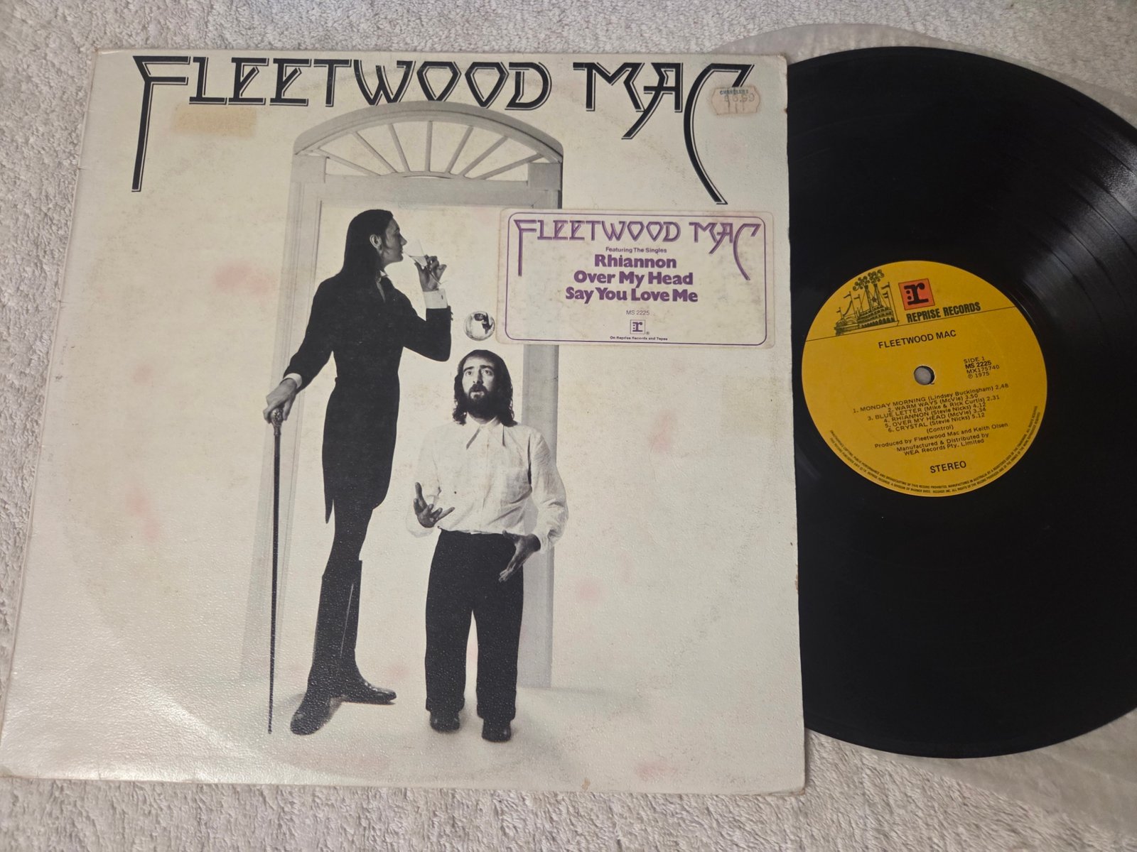 Fleetwood Mac self titled 1975 LP front cover