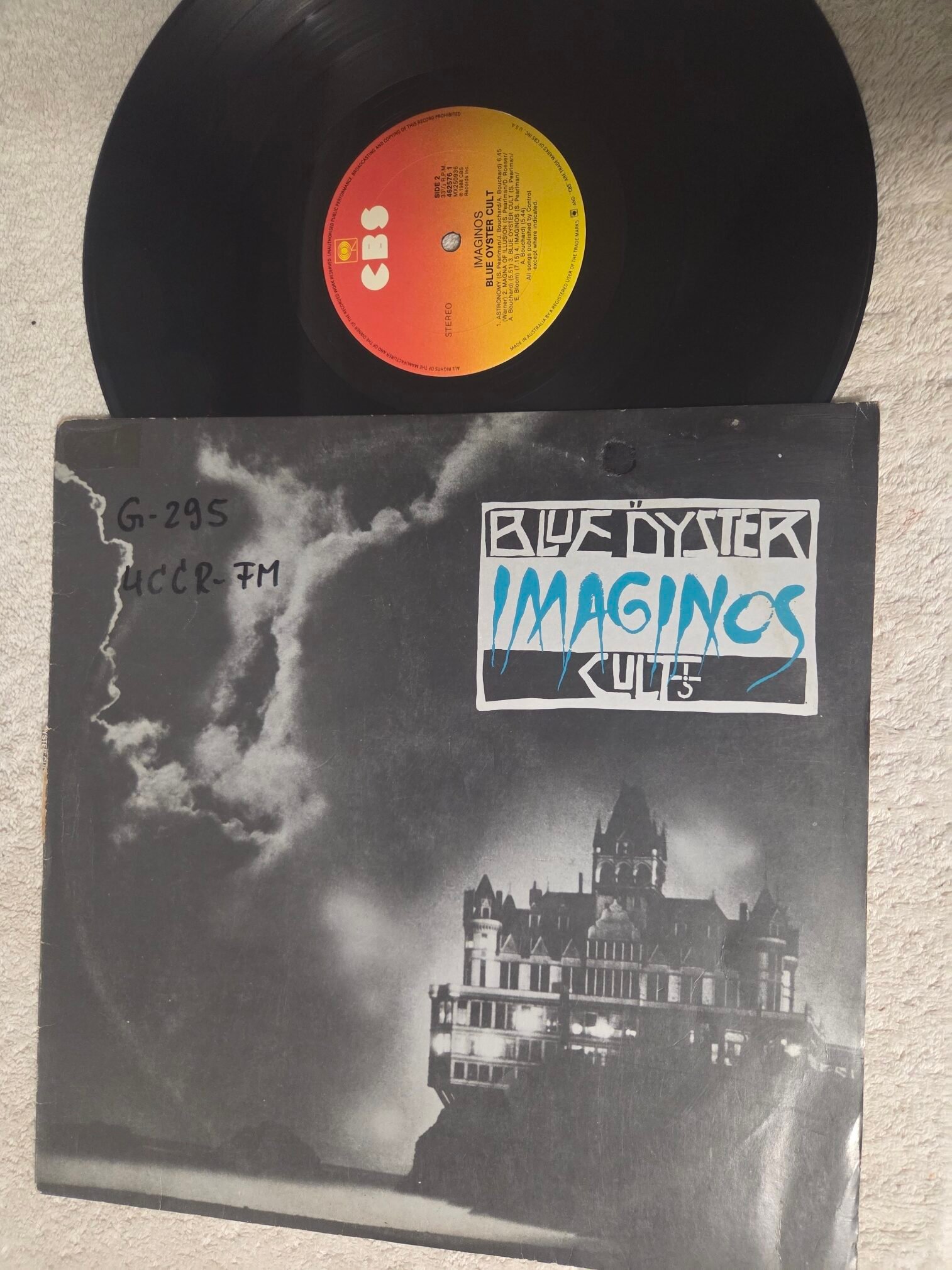 Blue Oyster Cult Imaginos LP front cover